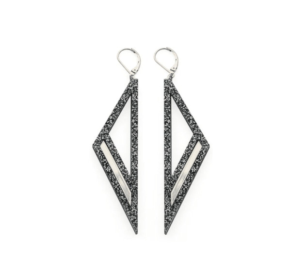 Kyte paillettes argenté
