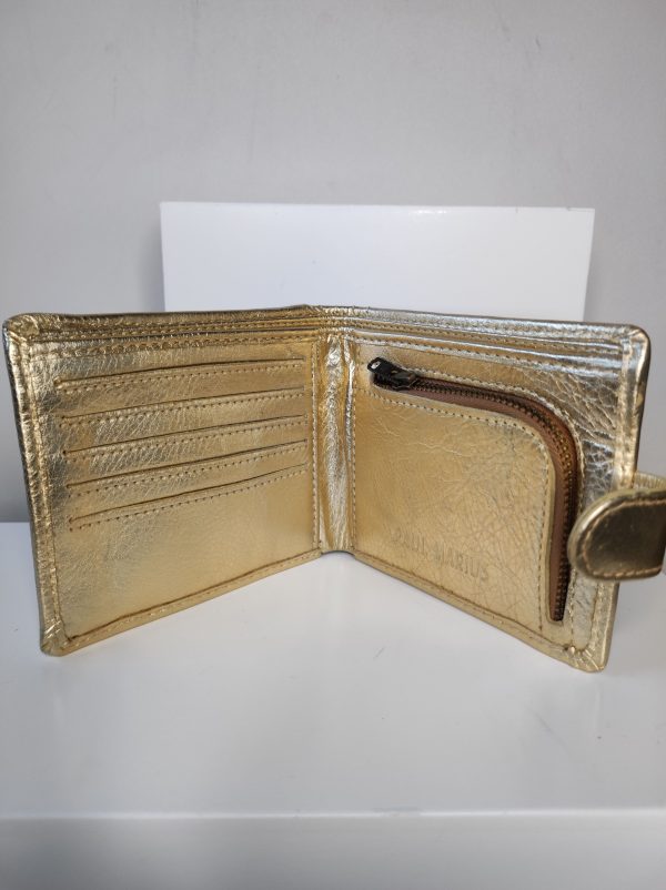 Portefeuille Louise doré – Image 2