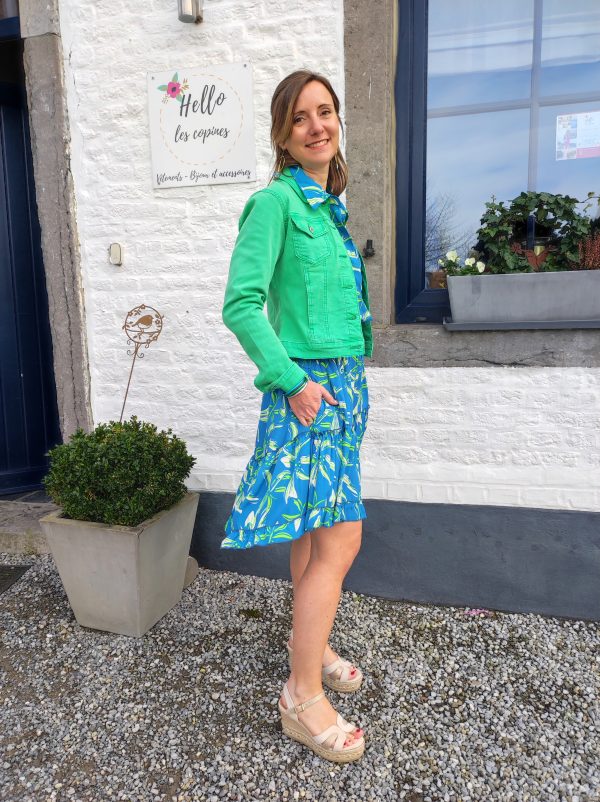 Robe Lili bleu/vert – Image 4