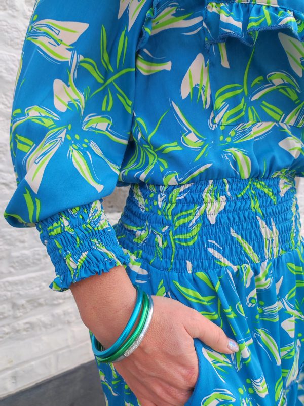 Robe Lili bleu/vert – Image 7