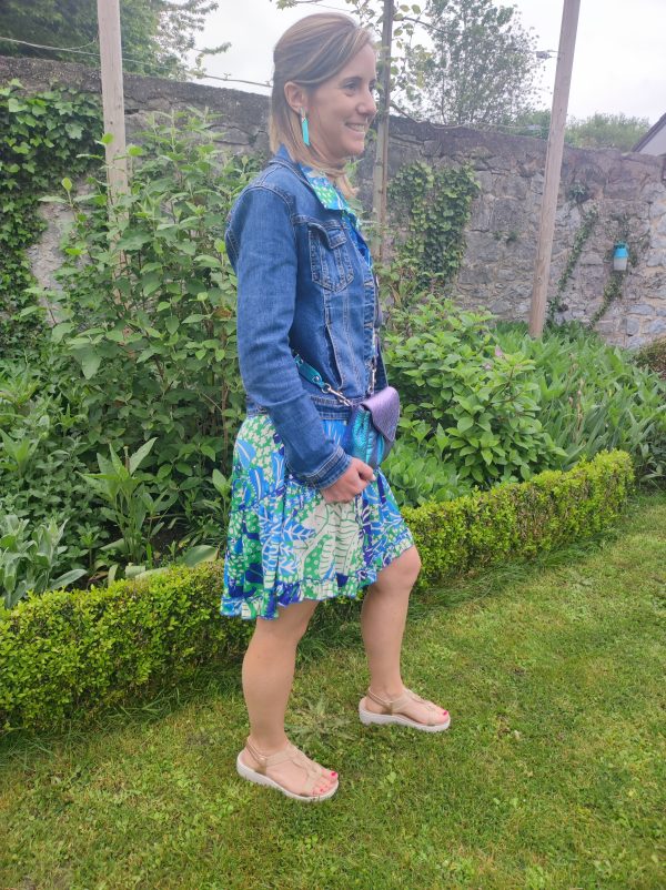 Robe Lapa bleu-vert – Image 6