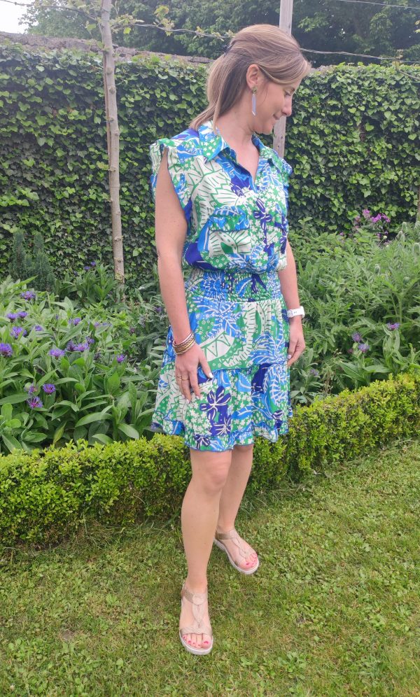 Robe Lapa bleu-vert – Image 5