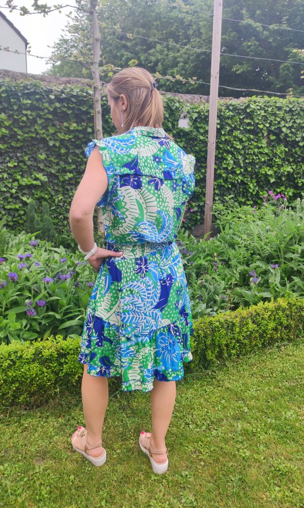 Robe Lapa bleu-vert – Image 4