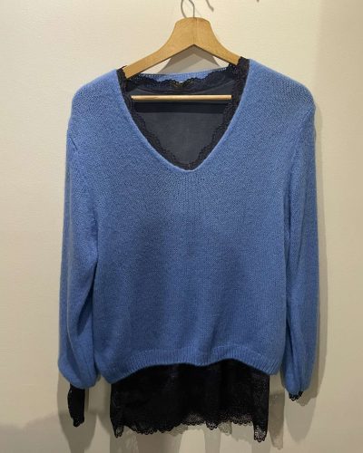 Pull Zelia bleu clair