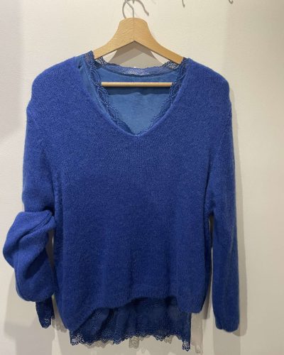 Pull Zelia bleu électrique