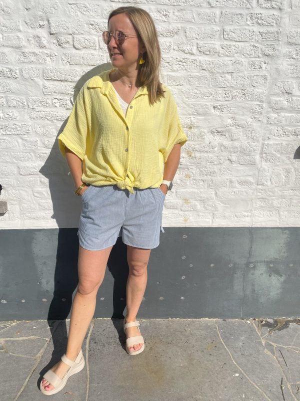 Chemise Lola jaune – Image 2