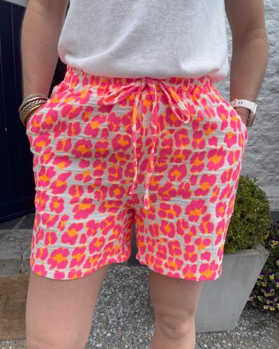 Short Vicky leopard rose