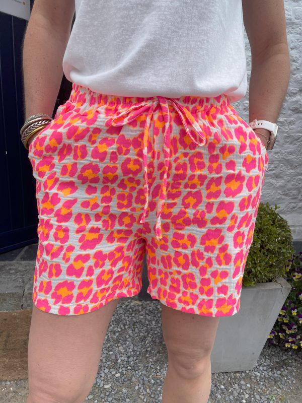 Short Vicky leopard rose