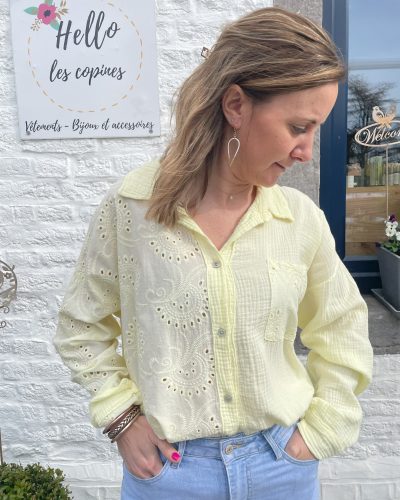 Chemise Cyra jaune