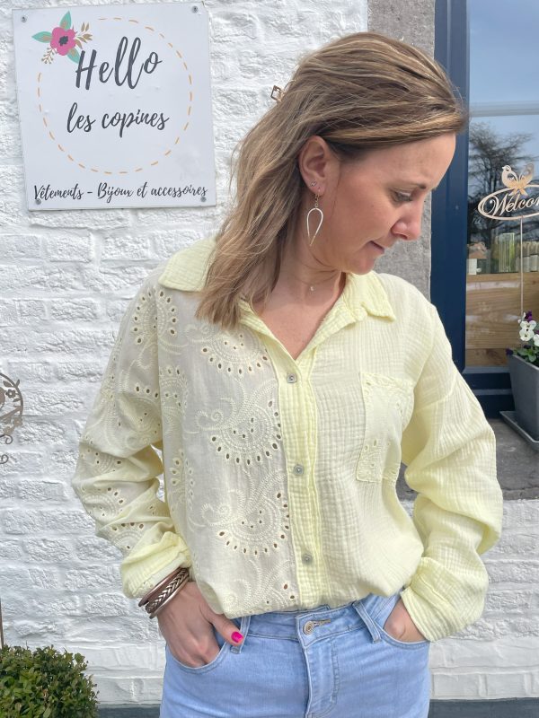 Chemise Cyra jaune