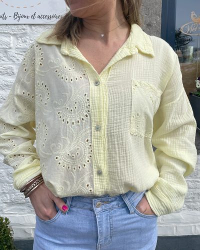 Chemise Cyra jaune