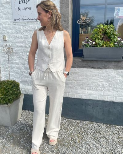 Pantalon Cyrus écru
