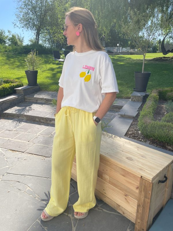 Pantalon Mouna jaune – Image 3