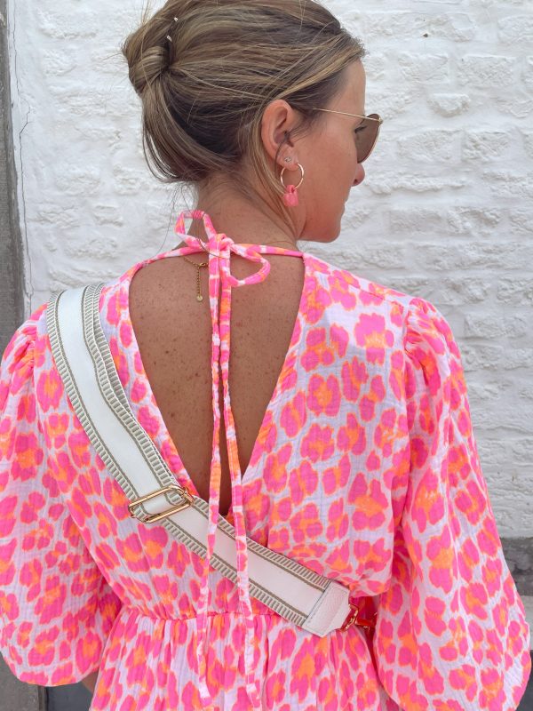 Robe Emilia leopard blanc – Image 5