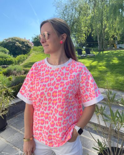 Sweat Tina leopard rose fluo