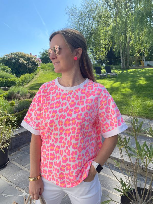 Sweat Tina leopard rose fluo