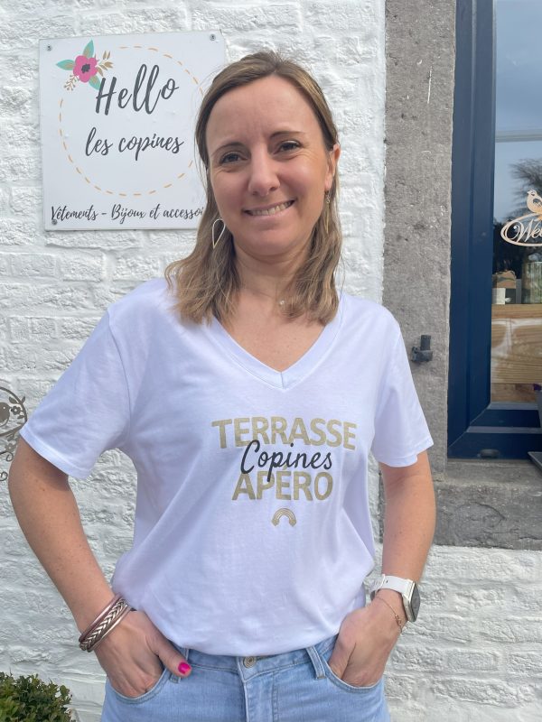 T-shirt Terrasse copines apéro