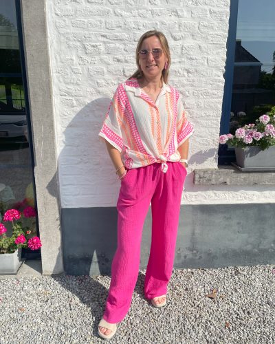 Chemise vicky lignée
