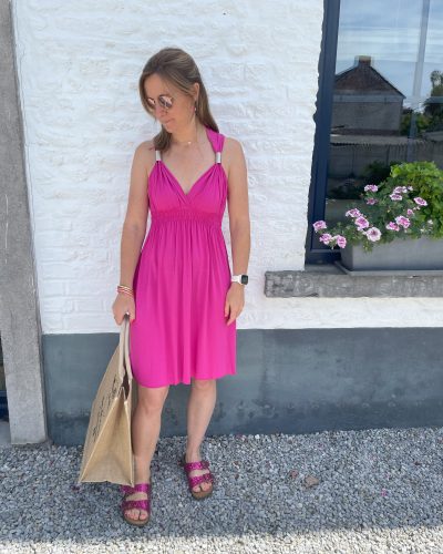 Robe Jade fuschia