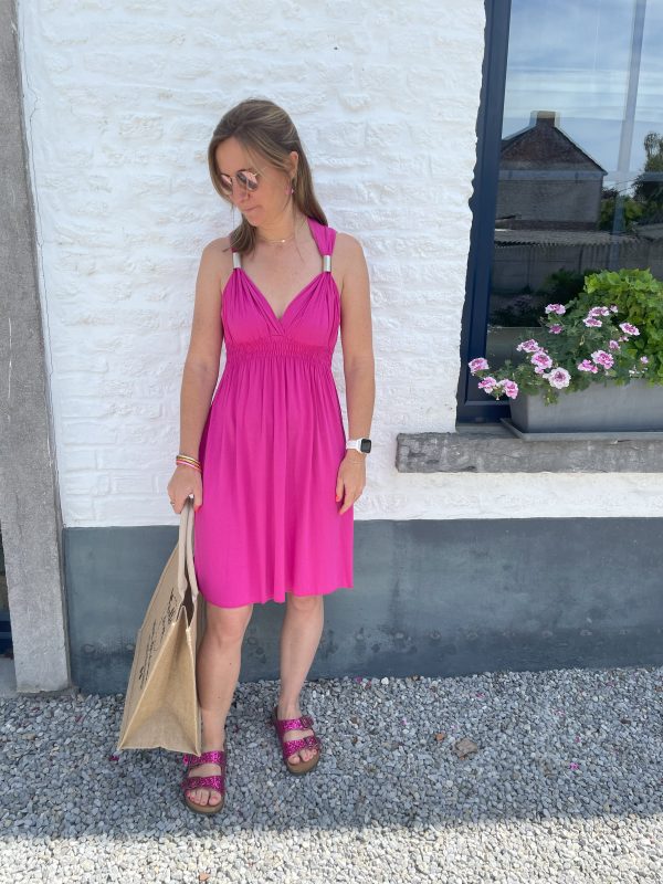 Robe Jade fuschia