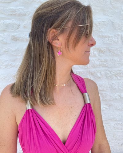 Robe Jade fuschia
