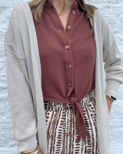 Chemise Apo chocolat