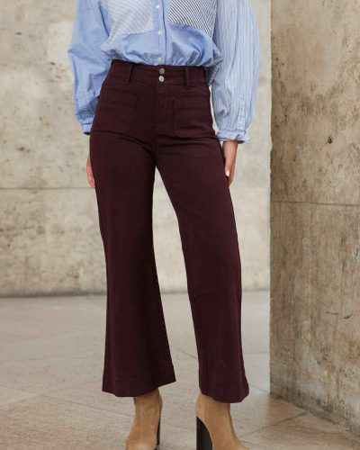 Jeans Elenette bordeaux