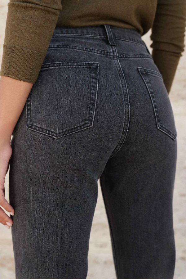Jeans Maryline gris – Image 3