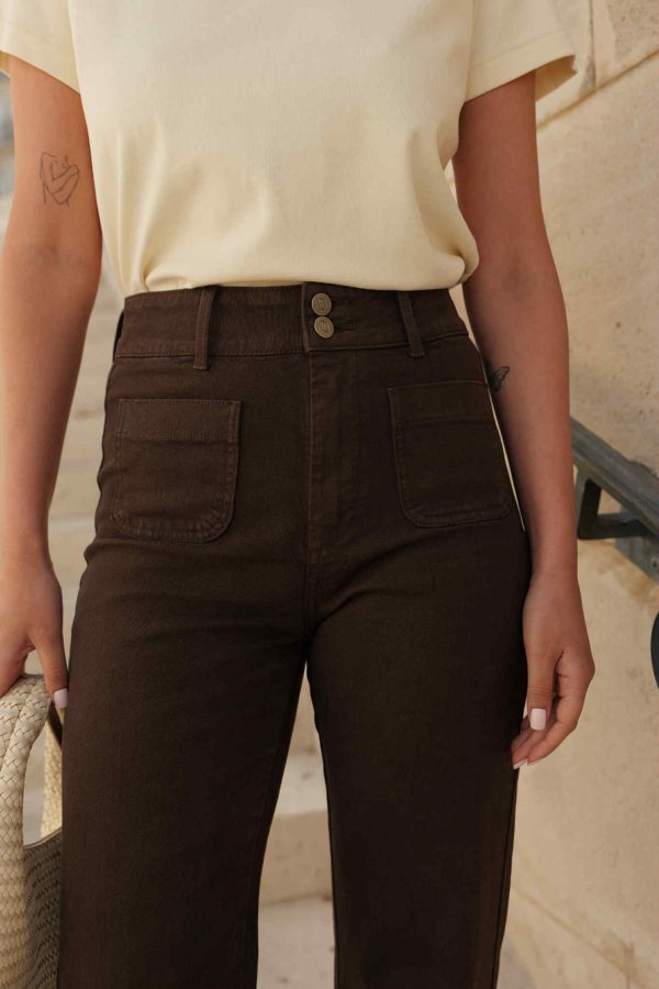 Jeans Elena chocolat – Image 3