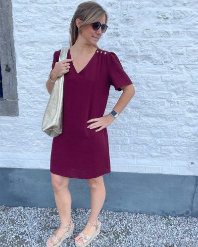 Robe Gaia bordeaux