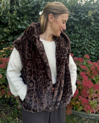 Fourrure Leo sans manche