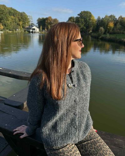 Gilet-pull Marika gris