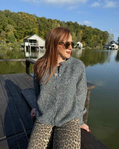 Gilet-pull Marika gris