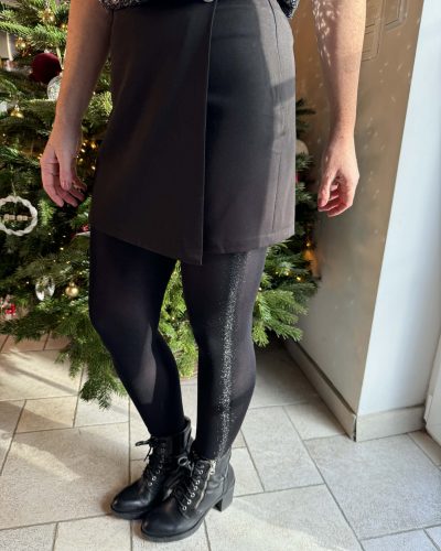 Bas collant strass sur les côtés