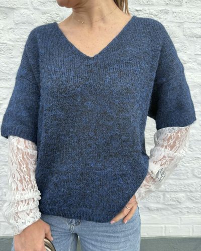 Pull Noémie bleu marine