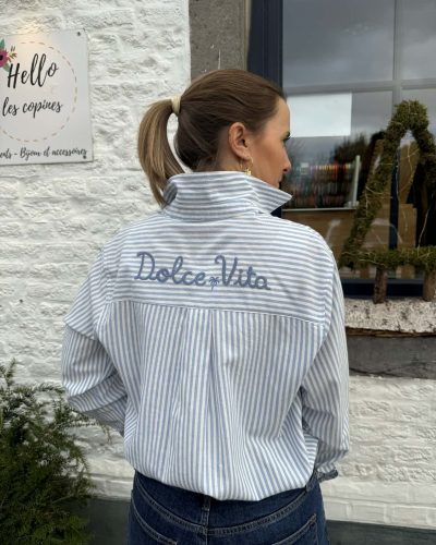 Chemise Dolce vita bleu
