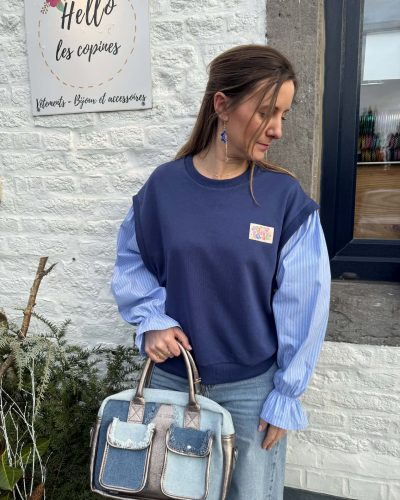 Sweat Leslie bleu