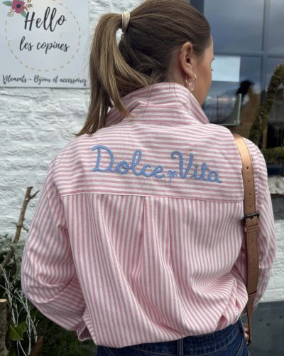 Chemise Dolce vita rose