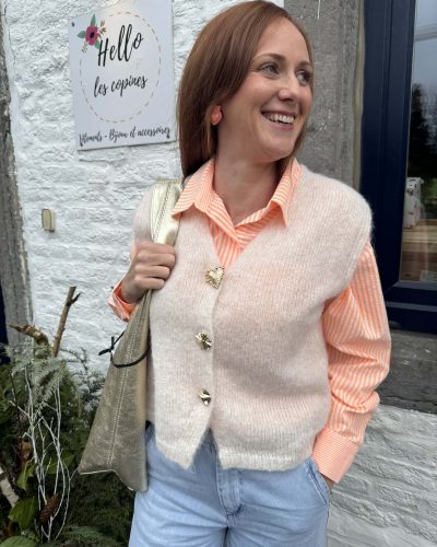 Gilet Laure écru
