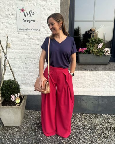 Pantalon Amy fuschia