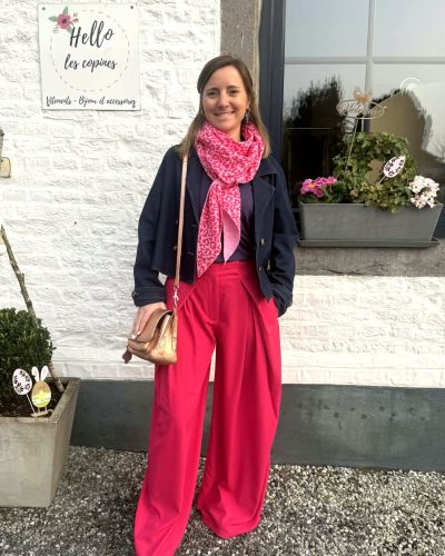 Pantalon Amy fuschia