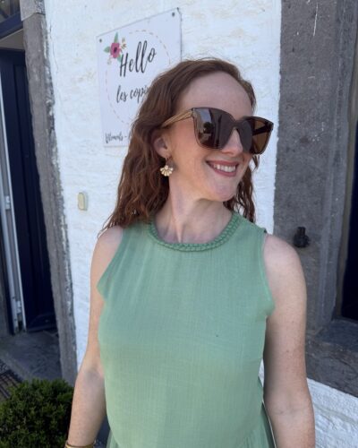 Ensemble Angèle vert