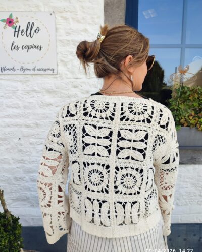 Gilet crochet Mila