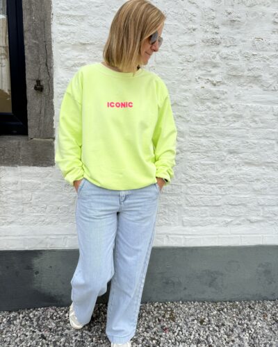 Sweat Iconic vert fluo